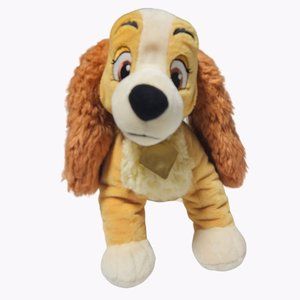 Disney Store Lady And The Tramp 13 Inch Plush Cocker Spaniel Dog Stuffed Animal